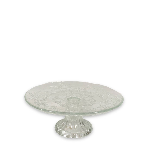 CAKE PLATE BRANCHES CLEAR S i gruppen Dukning / SERVERINGS-TILLBEHÖR / Skålar & Fat hos Miljögården (589600-S)