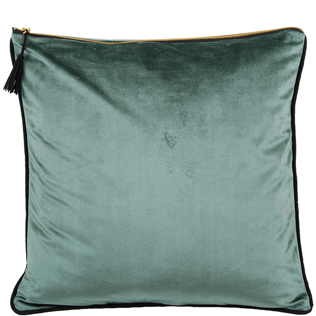 CUSHION COVER CHAMBORD 45X45CM LIGHT GREEN i gruppen Textilier / Kuddfodral hos Miljögården (633560)