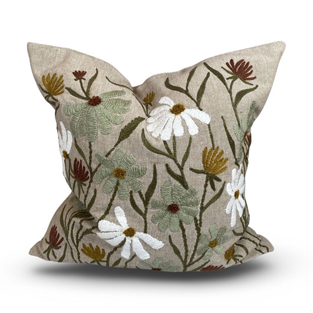 CUSHION COVER LICH i gruppen Textilier / KUDDFODRAL / Broderade kuddfodral hos Miljögården (687250)