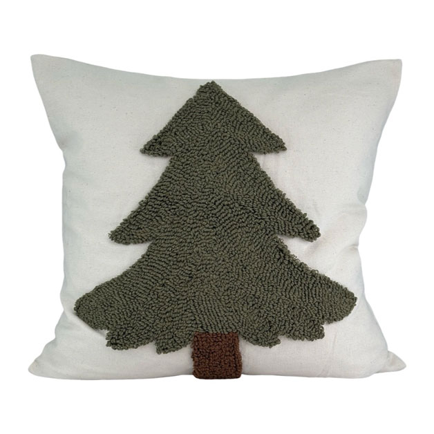 CUSHION COVER XMAS TREE i gruppen Textilier / KUDDFODRAL / Mönstrade fodral hos Miljögården (688288)