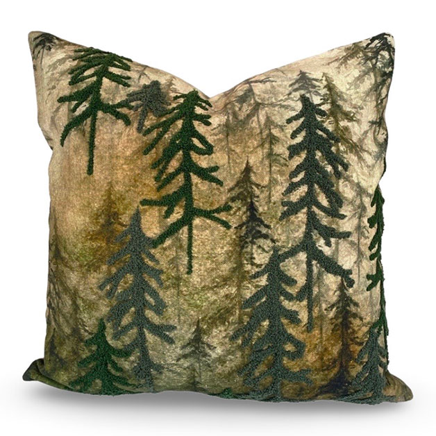 CUSHION COVER FORREST VELVET i gruppen Textilier / Kuddfodral / Broderade kuddfodral hos Miljögården (719860)