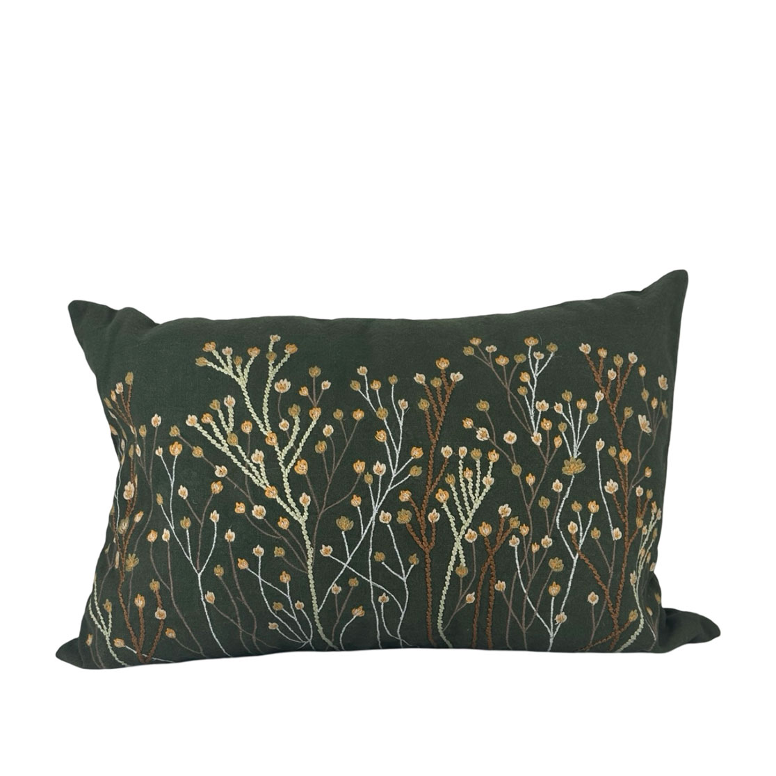 CUSHION COVER PANICULATA MOSS L i gruppen Textilier / KUDDFODRAL / Broderade kuddfodral hos Miljögården (723281-1)