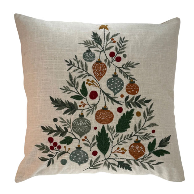 CUSHION COVER ARBOR NATALIS i gruppen Textilier / KUDDFODRAL / Broderade kuddfodral hos Miljögården (727188)