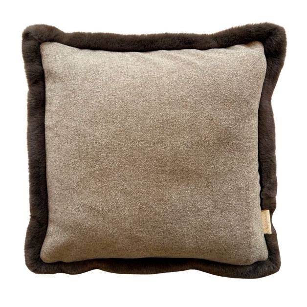 CUSHION COVER BRUNO BROWN i gruppen Höst/Vinter 26 hos Miljögården (728650)