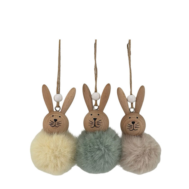 HANGING RABBITS FLUFFY set in box i gruppen Säsong / PÅSK / Påskägg hos Miljögården (816788)