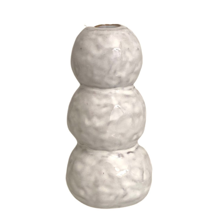 CANDLEHOLDER SNOWBALL TRIPPLE in the group Season / Christmas / Candle holders & Candle sticks at Miljögården (895609)