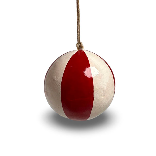 HANDPAINTED ORNAMENT BILL RED S i gruppen Säsong / JUL / Hängande dekoration hos Miljögården (966740)