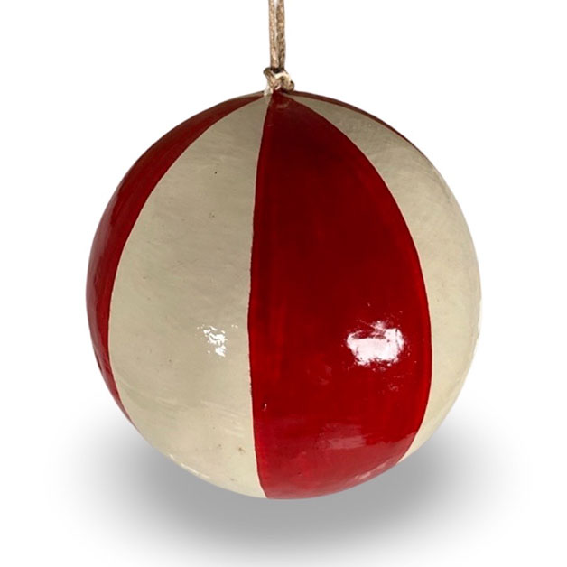 HANDPAINTED ORNAMENT BILL RED i gruppen Dekoration / ÖVRIG DEKORATION hos Miljögården (966840)