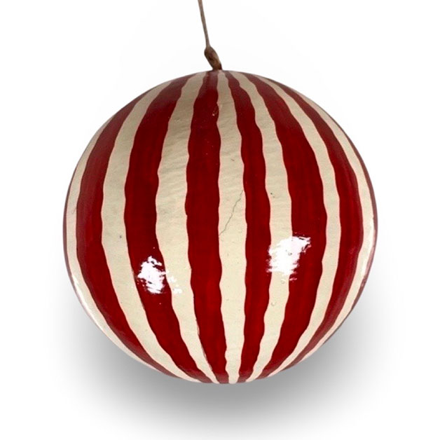 HANDPAINTED ORNAMENT BELL RED in der Gruppe Dekoration / ANDERE DEKORATION bei Miljögården (966940)