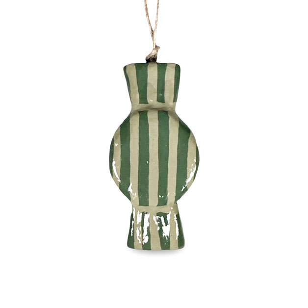 HANDPAINTED HANGING CANDY SAGE i gruppen Säsong / JUL / Hängande dekoration hos Miljögården (967082)