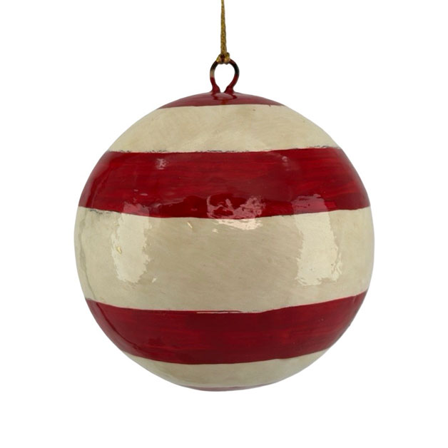 HANDPAINTED ORNAMENT BONUS RED i gruppen Säsong / JUL / Hängande dekoration hos Miljögården (967240)