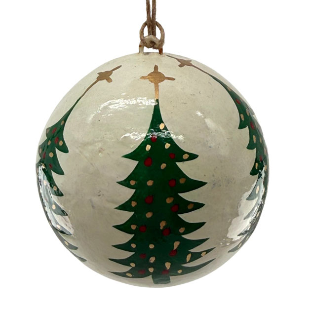 HANDPAINTED ORNAMENT TREE i gruppen Säsong / JUL / Hängande dekoration hos Miljögården (967740)