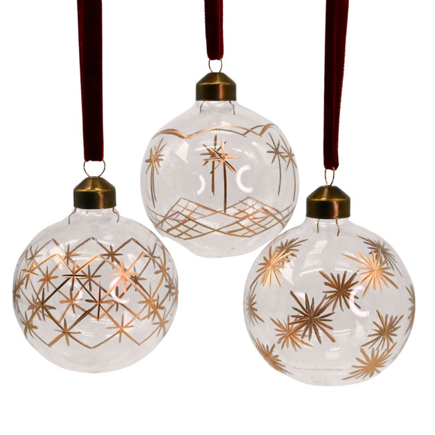 ORNAMENT CLEAR SPARKLING STAR i gruppen Säsong / JUL / Hängande dekoration hos Miljögården (968100)