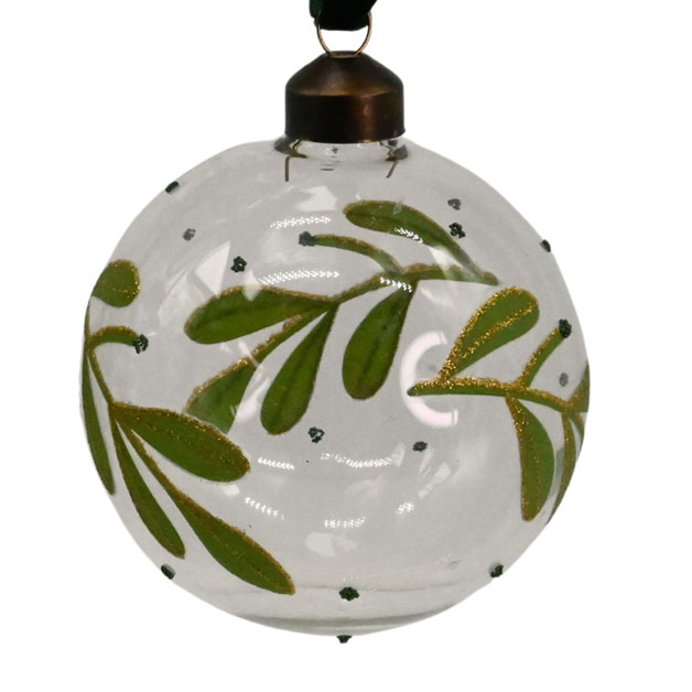 ORNAMENT CLEAR CHRISTMAS LEAF i gruppen Höst / Vinter 2026 hos Miljögården (968688)