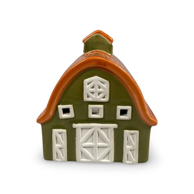 CANDLE HOLDER FARM GREEN i gruppen Säsong / JUL / Ljuslyktor & Ljusstakar hos Miljögården (987460)