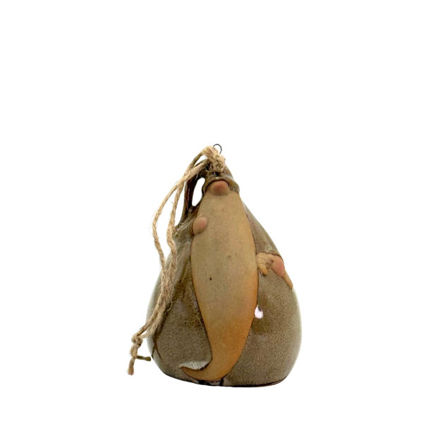 ORNAMENT GNOME JINGLE BELL BROWN i gruppen Säsong / JUL / Hängande dekoration hos Miljögården (988790)