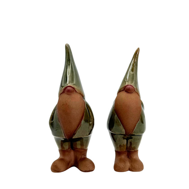 DECORATION GNOMIES GREEN S 2 set i gruppen Säsong / JUL / Tomtar hos Miljögården (988860-S)