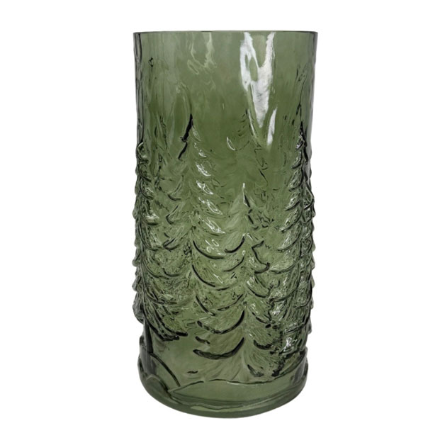 GLASS VASE / CANDLE HOLDER TREE GREEN i gruppen Höst/Vinter 26 hos Miljögården (990360-L)