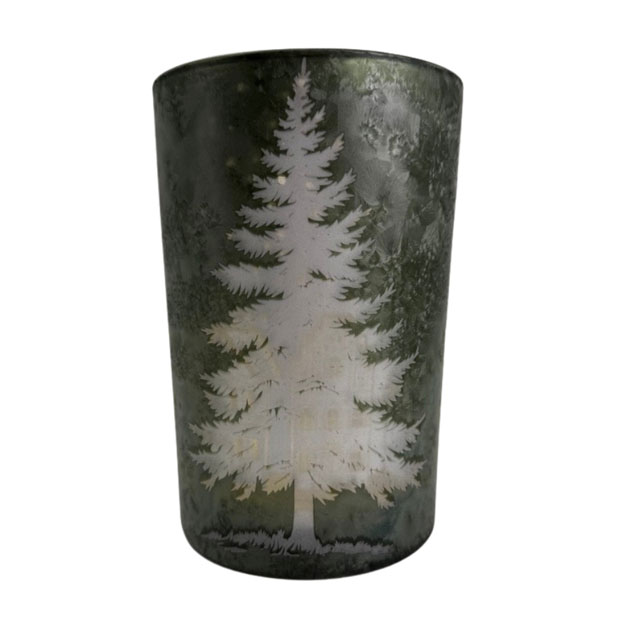 CANDLE HOLDER FORESTLIGHT GREEN XL i gruppen Säsong / JUL / Ljuslyktor & Ljusstakar hos Miljögården (996960-XL)