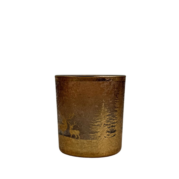CANDLE HOLDER FORESTLIGHT BRONCE S i gruppen Säsong / JUL / Ljuslyktor & Ljusstakar hos Miljögården (997016-S)