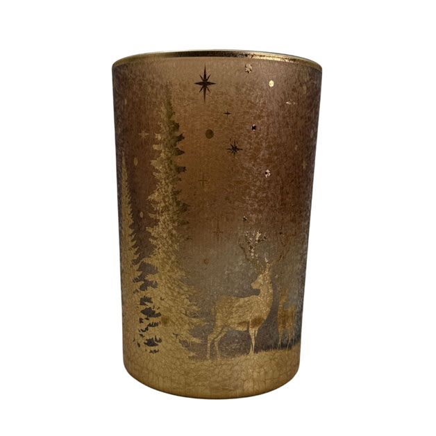 CANDLE HOLDER FORESTLIGHT BRONCE XL i gruppen Säsong / JUL / Ljuslyktor & Ljusstakar hos Miljögården (997016-XL)