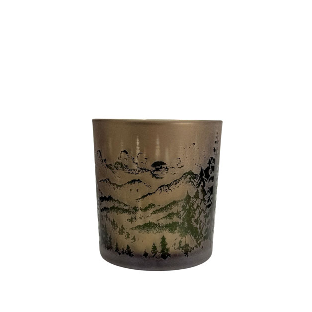 CANDLE HOLDER FORESTLIGHT GOLD S i gruppen Säsong / JUL / Ljuslyktor & Ljusstakar hos Miljögården (997160-S)