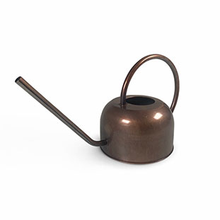 WATERING CAN CIRCLE COPPER SMALL