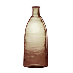 RECYCLED GLASS VASE CLASSIC BROWN SMALL