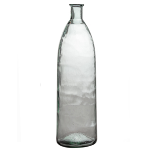 RECYCLED GLASS VASE CLASSIC CLEAR LARGE