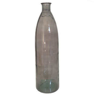 VASE CLASSIC GREY LARGE RECYCLED GLASS
