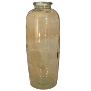 VASE FROID BROWN RECYCLED GLASS