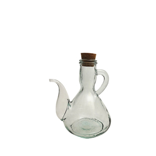 RECYCLED GLASS BOTTLE TISON CLEAR