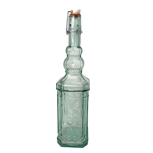 RECYCLED GLASS BOTTLE ANGULAIRE CLEAR