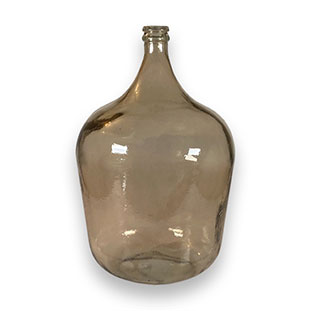 RECYCLED GLASS VASE DAMEJEANNE XLARGE SOFT SAND