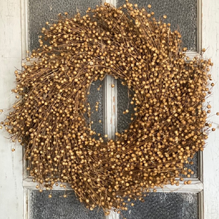 NATURE WREATH FLAX