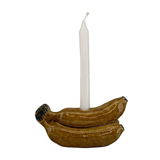 CANDLE HOLDER BANANAS