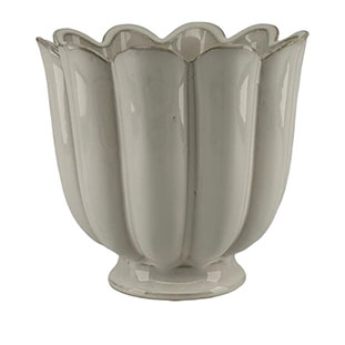 POT PETULIA WHITE L