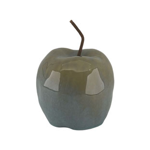 DECORATION APPLE BLUE FOG L