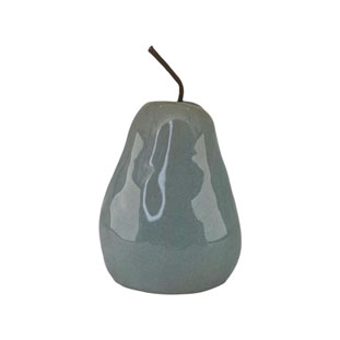 DECORATION PEAR BLUE FOG L