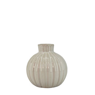 MINI VASE BUMP WHITE L