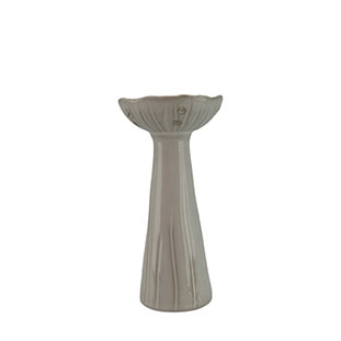 VASE LOTUS WHITE S