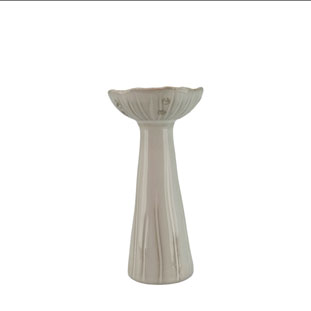 VASE LOTUS WHITE S