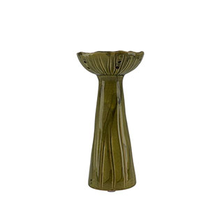 VASE LOTUS GREEN S