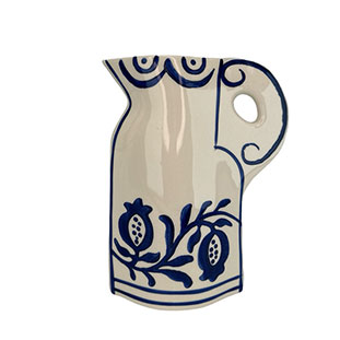 VASE AZURE POMEGRANATE