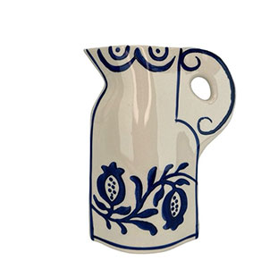 VASE AZURE POMEGRANATE