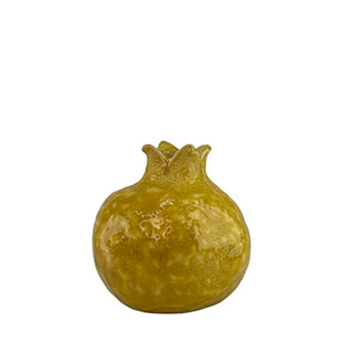 VASE POMEGRANATE YELLOW