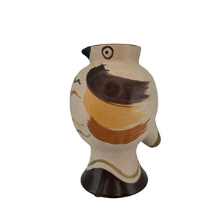 VASE STRIX BROWN