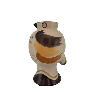 VASE STRIX BROWN