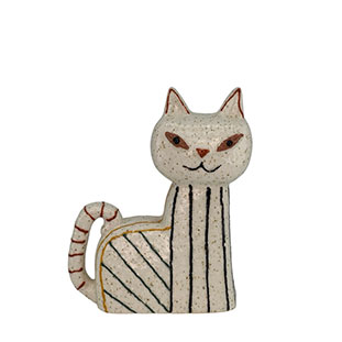 DECORATION CAT WHITE