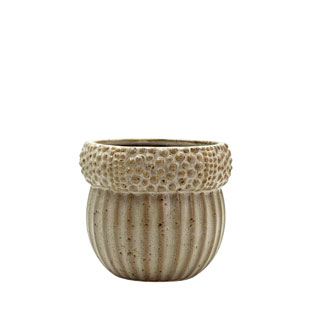 POT ACORN M BEIGE